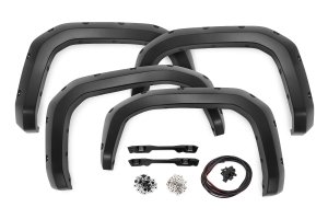 Toyota Tacoma Pocket Fender Flares - Rough Country - Riveted Style - Heritage Blue - '24-'26